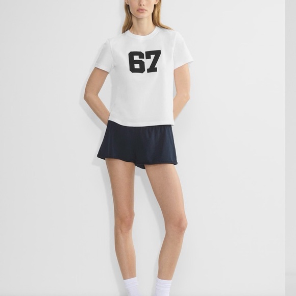 TNA Pants - Aritzia TNA Soft Feels Rewind Shorts Navy Cotton Lounge Women’s Large